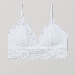 White lace bra never worn